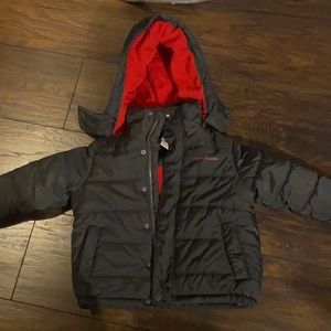 Calvin Klein puffer jacket dark grey
